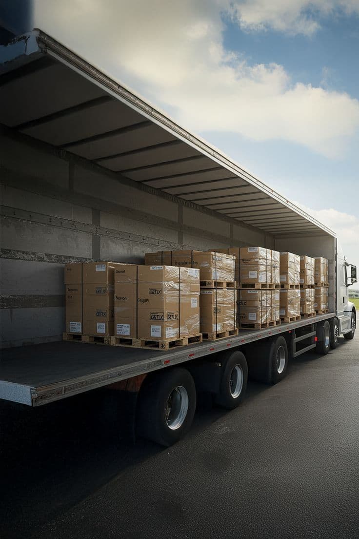 Logistics service in action